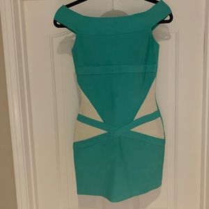 Marciano mint cocktail dress